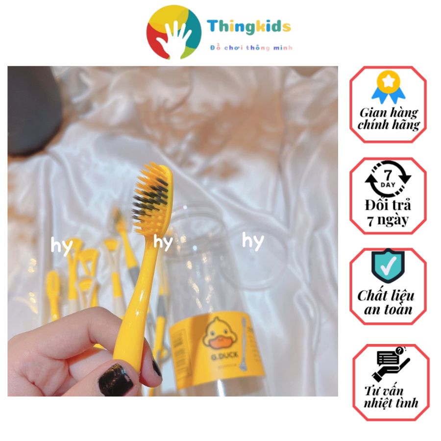 [Lông Siêu Mềm] Bàn Chải Đánh Răng Lông Mềm Mịn Dành Cho Răng Nhạy Cảm Răng Ê Buốt - Thingkids