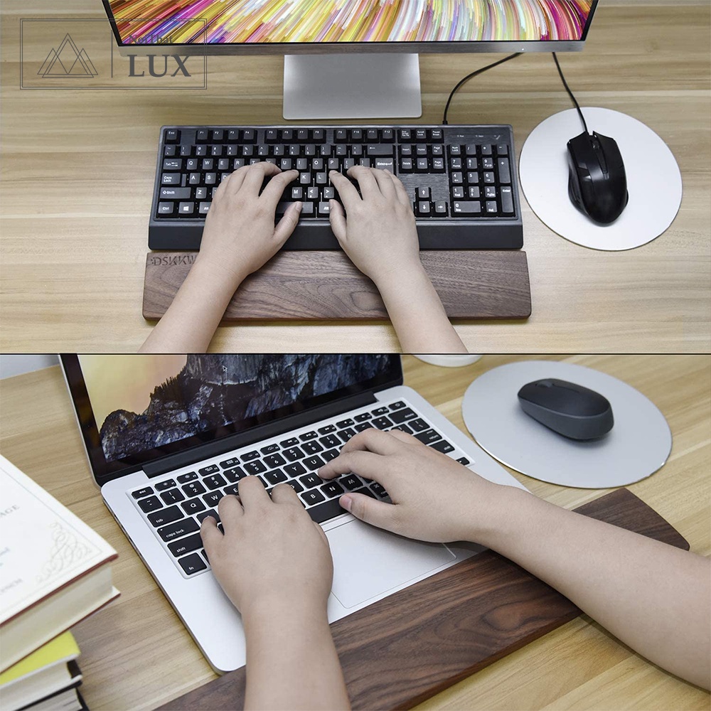 Kê tay bàn phím, Kê lót tay bàn phím gỗ cao cấp cho bàn phím cơ NOITHATLUX