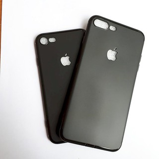 ốp lưng cho iphone hở táo màu đen cao cấp