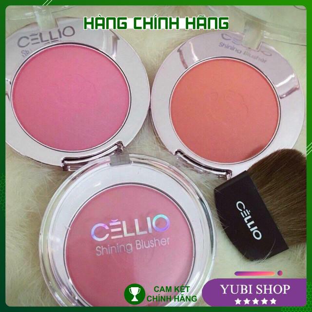 Phấn Má Hồng Cellio - Hàn Quốc - Phấn Má Ngọc Trai Cellio Shining Blusher - Sale