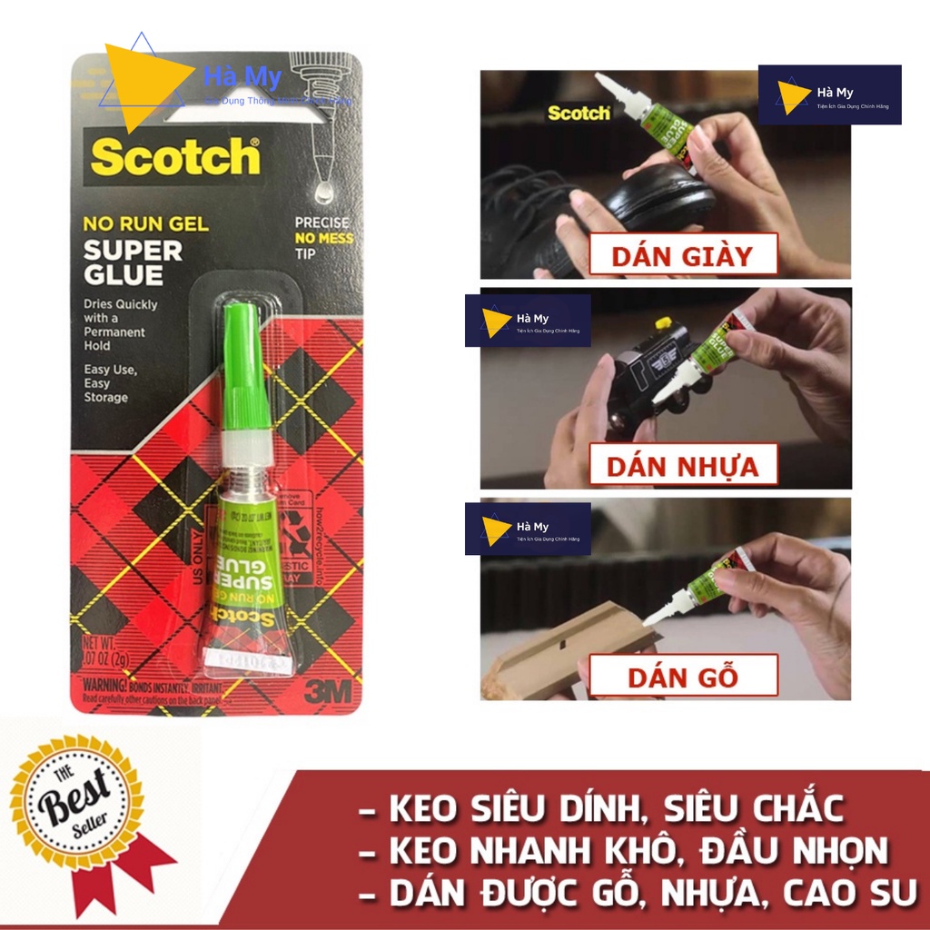 Keo Dán Giày Đa Năng 3M Scotch AD113 Siêu Dính,Khô Nhanh Chính Hãng,Keo Dán Gỗ,Nhựa,Cao Su