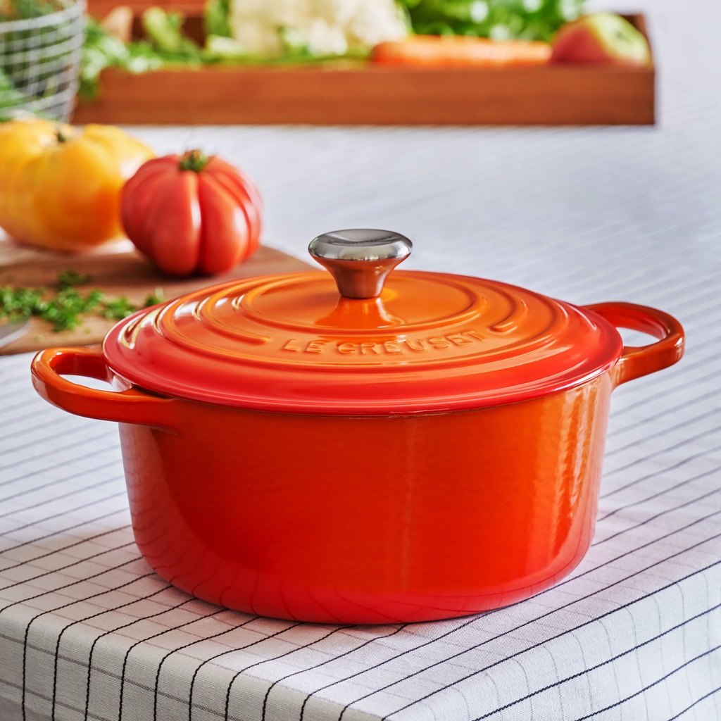 Nồi gang Le Creuset Brater rund Evo 20cm nhiều màu [Hàng Đức chính hãng]