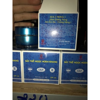 Kem Sắc Thể Ngọc Hoàn Khang dưỡng trắng chống nắng 18g