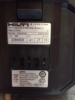 PIN HILTI B12/2.6 - NEW (USA)