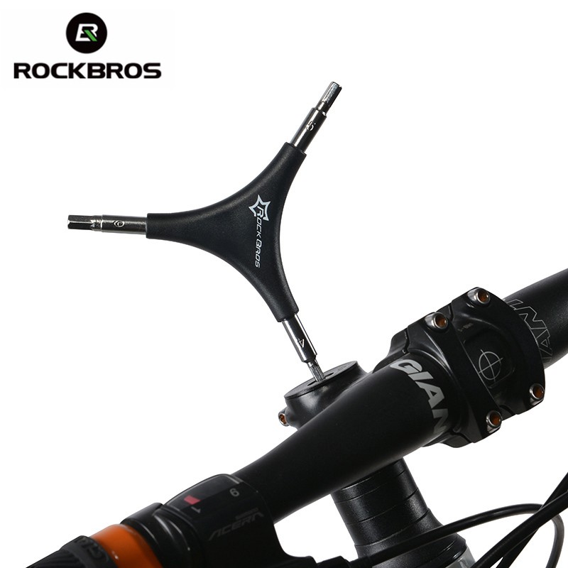 Cờ lê tam giác hỗ trợ sửa chữa xe đạp ROCKBROS kích thước 4mm 5mm 6mm tiện lợi