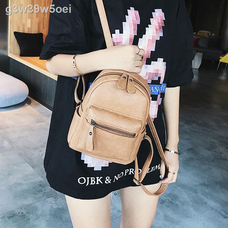✠✷♂Cặp đi học nữ in Sen bộ hoang dã balo du lịch giá trị cao siêu hot mini túi đựng điện thoại di động sinh viên