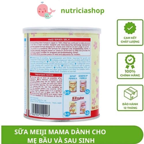 Sữa bột Meiji mama dành cho bà bầu ( mang thai) và cho con bú