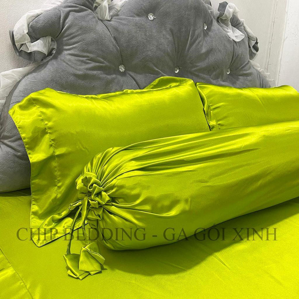 TRỌN BỘ DRAP PHI LỤA THÁI TUẤN HÀNG LOẠI 1 - XANH BƠ - ĐỦ KÍCH THƯỚC( ẢNH THẬT SHOP CHỤP)