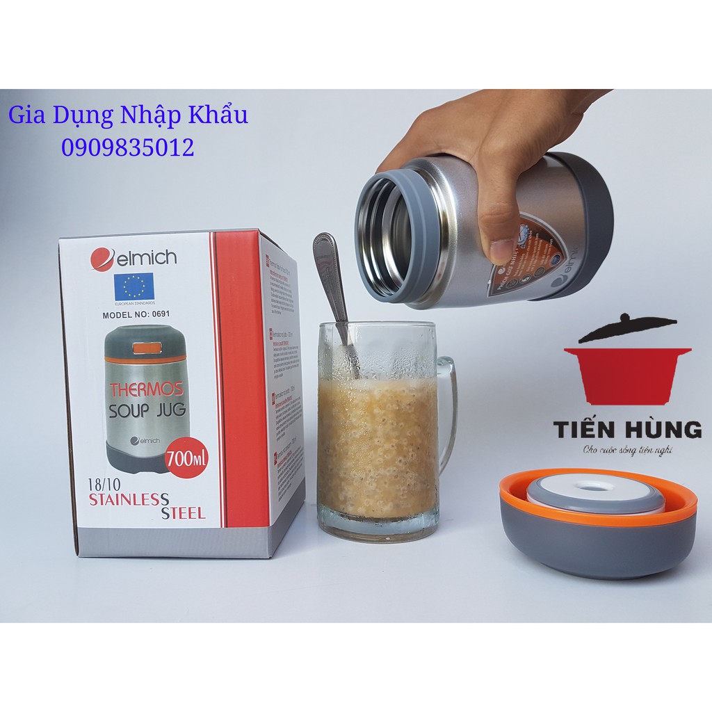 2240691 Bình đựng thức ăn giữ nhiệt  ELMICH 700ml EL0691