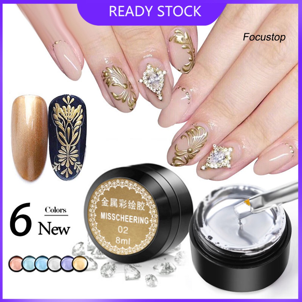 (Hàng Mới Về) Sơn Lót Nền Màu Kim Loại Uv Lâu Trôi