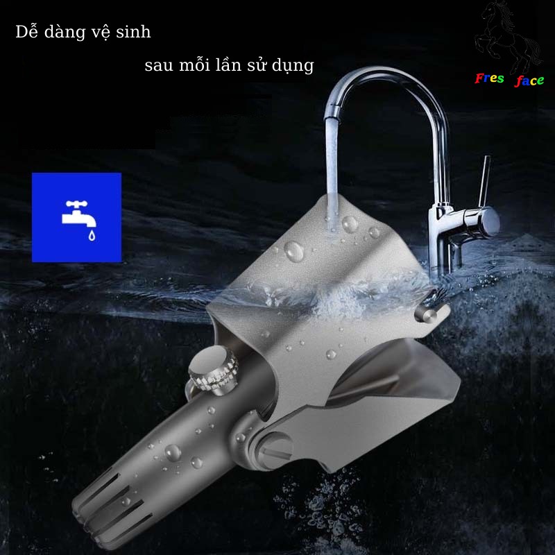 Dụng Cụ Cắt Tỉa Lông Mũi FS34 Bằng Thép Không Gỉ An Toàn Nhanh Gọn