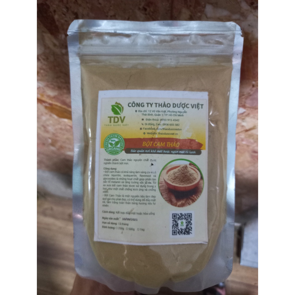 1KG BỘT CAM THẢO NGUYÊN CHẤT OGANIC