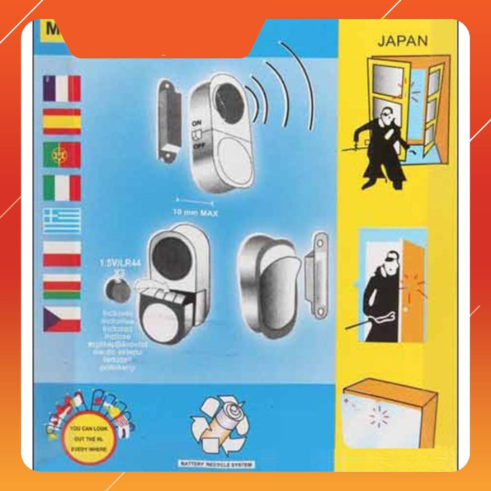 Hot- Bộ 2 chuông báo động cửa báo khách, báo trộm Sale