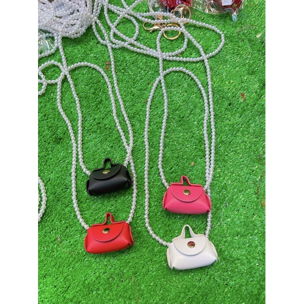 Túi đeo mini,túi đựng tỏi cho bé gái,DÂY CHUỖi k bay màu.