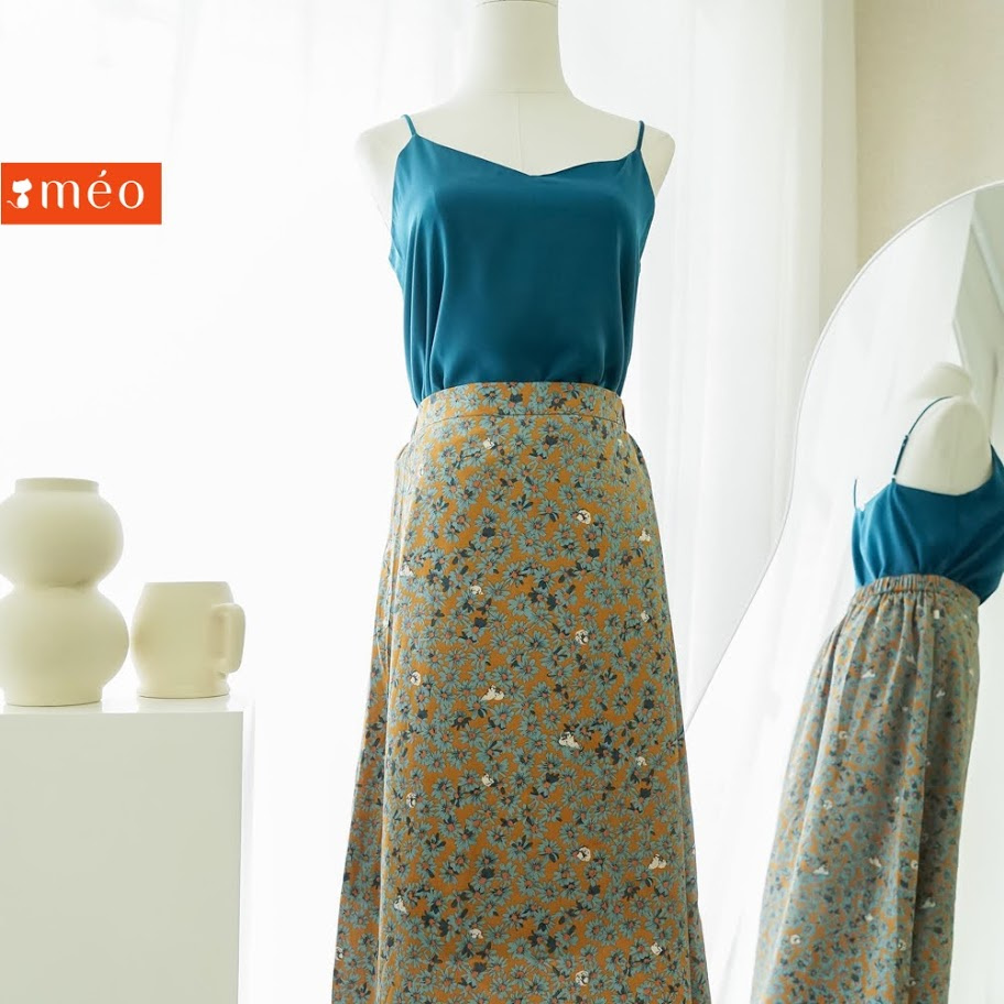 Chân váy dài hoa nhí Binky [MÉO SHOP] | BigBuy360 - bigbuy360.vn