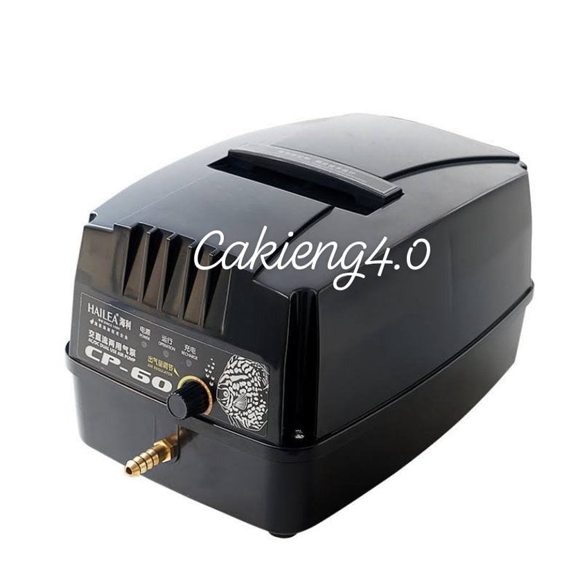 Máy sủi khí oxy tích điện Hailea CP- 60 dùng cho hồ cá koi