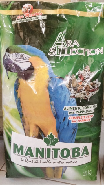 Hạt cho Vẹt Macaw hãng Manitoba gói 500g,1kg