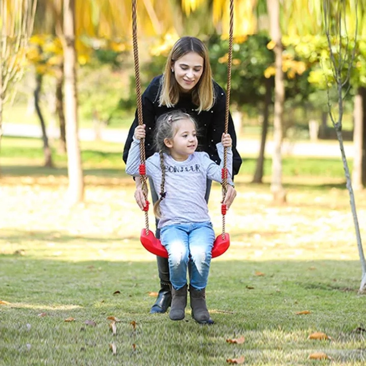 Xích Đu Cho Bé Tại Nhà, Xích Đu Cho Sân Vườn Học Sinh Treo Xà Đơn, Ngoài Trời, Chất Liệu Nhựa Chắc Chắn An Toàn Cho Bé