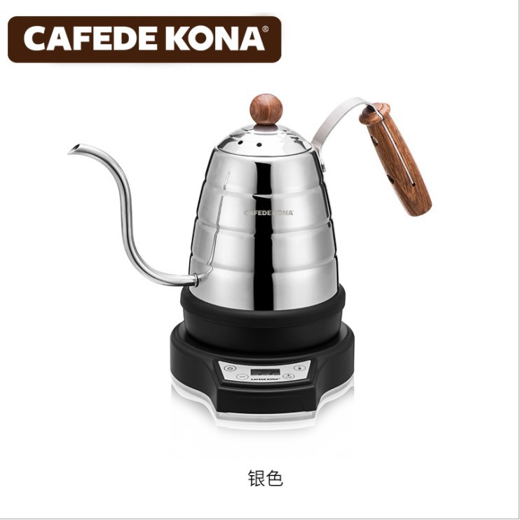 Bếp Ấm Đun Siêu Tốc 700ml Rót Nước Pha Cà Phê Cafede Kona 5.0