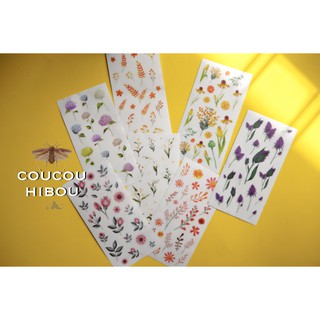 Tấm sticker hoa bằng PVC -7 mẫu