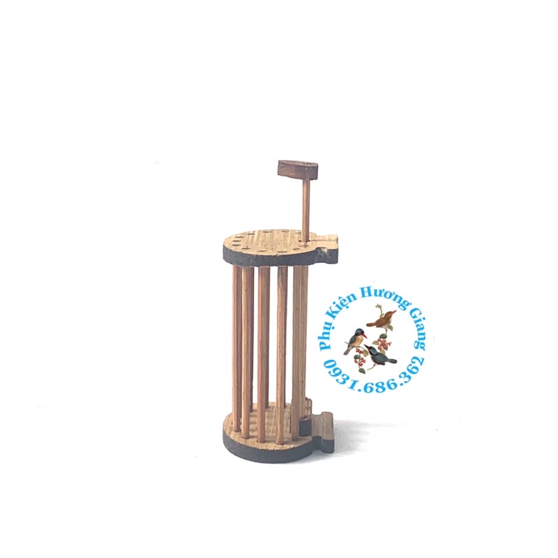 Rọ đựng dế,rọ đựng dế dùng đựng dế cho chim khuyên ăn làm từ tre dáng tròn