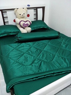 Bộ ga phi lụa 5 món 1m6 (hình tự chụp 100%)