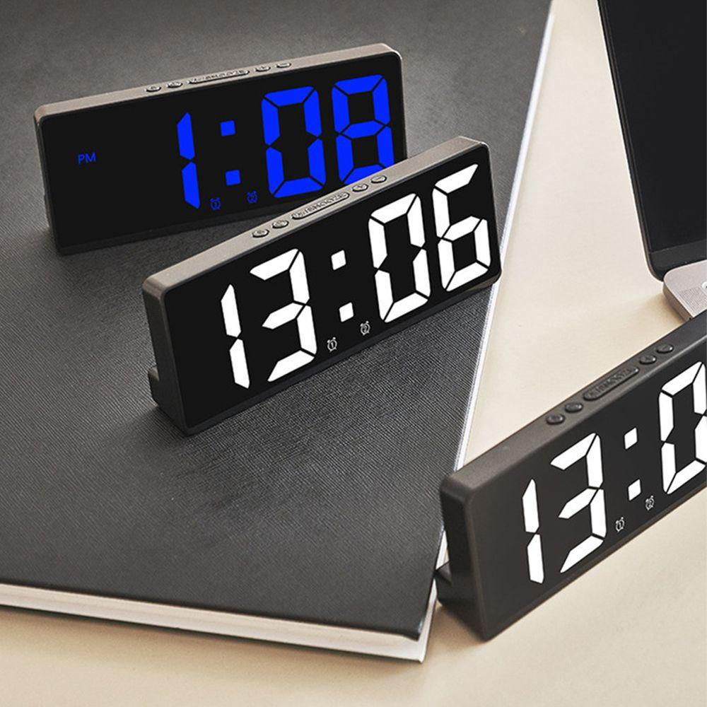 CONOPERY Đồng Hồ Báo Thức Điện Tử Có Đèn LED Hiển Thị Nhiệt Độ Và Lịch