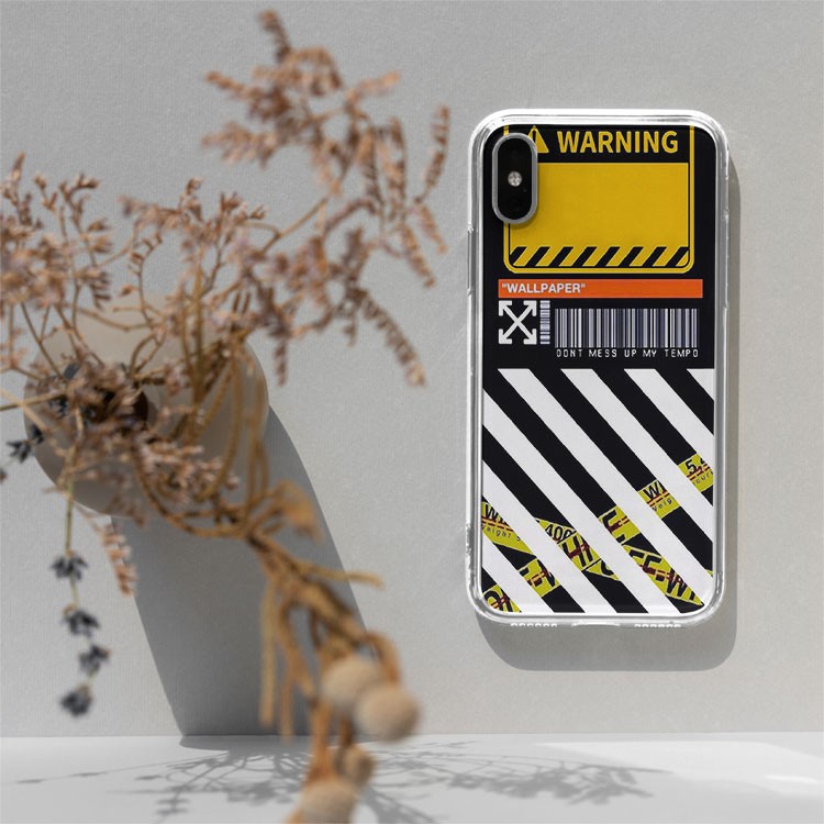 Ốp Lưng Off White Cảnh Báo Đỉnh cho iphone 6/7/8/Plus/X/Xs/XsMax/Xr/11/Pro/12Mini/12 PROMAX OFFPOD00069