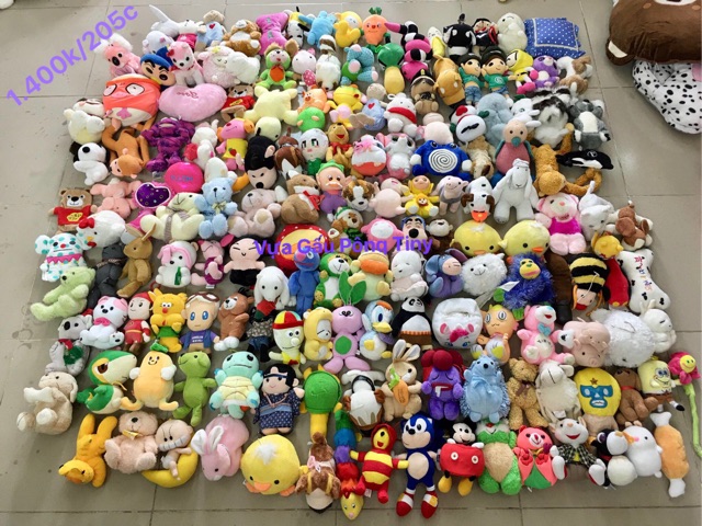 Gấu bông đồng giá size 8-10cm ngẫu nhiên