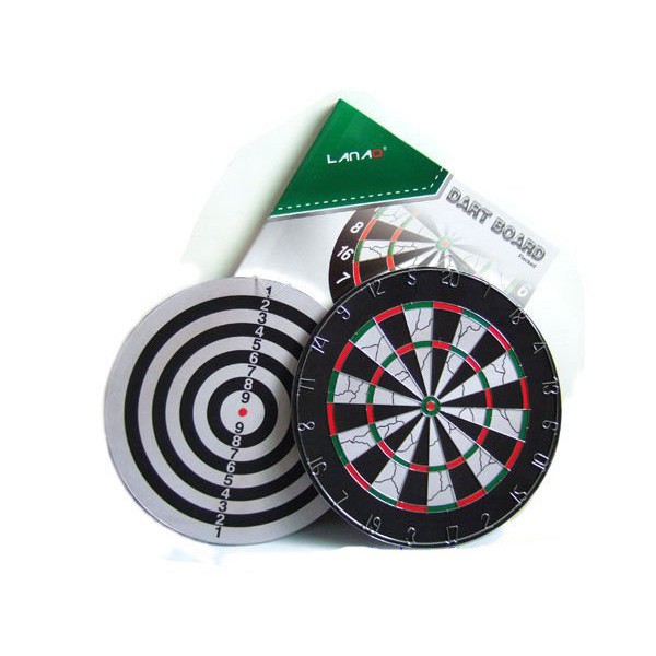 [ĐƯỜNG KÍNH 45CM, DÀY 2.5CM] Bảng Phóng Phi Tiêu 18 inch (Flocked Dart Board)