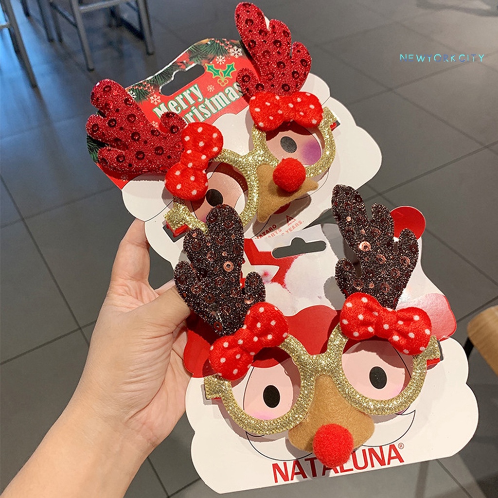 Ny-kính Mắt Kính Bắt Mắt Bằng Nhựa Trang Trí Giáng Sinh Tinh Tế Thực Tế