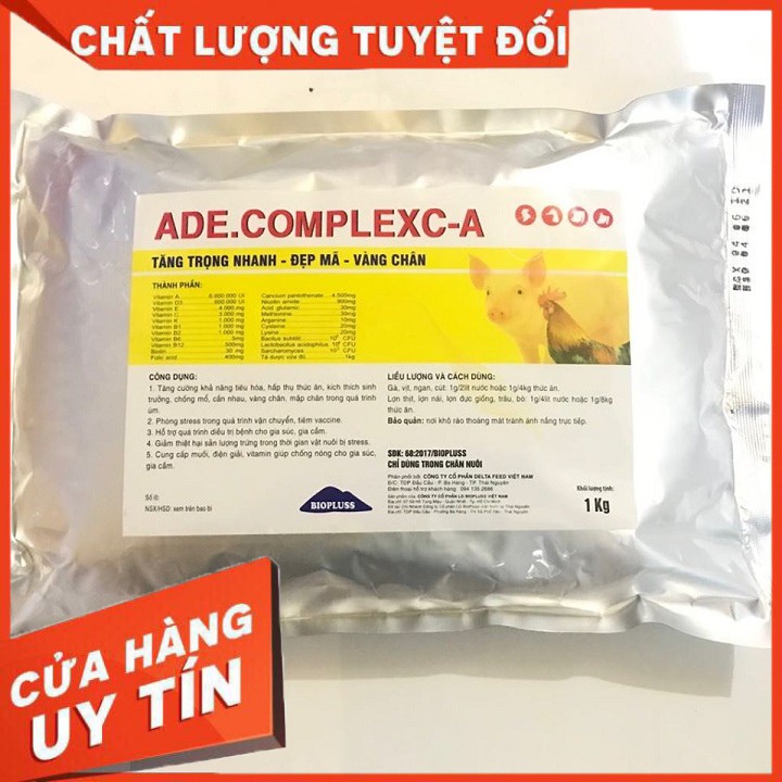 Vỗ béo tăng trọng nhanh, vàng da, đẹp mã cho ngan, gà, vịt và gia súc gia cầm giai đoạn bán gói 1KG