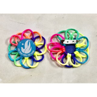 Huy Hiệu Thắt Hoa - Set 4 cái