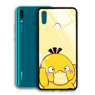 [FREESHIP ĐƠN 50K] Ốp Lưng điện thoại Huawei Y9 2019 - mặt Kính Cường Lực - 03039 7802 PSYDUCK04