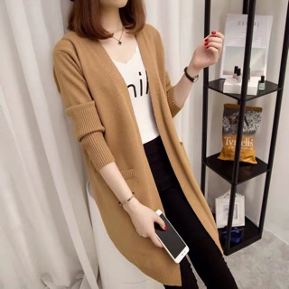 Áo Cardigan dáng dài
