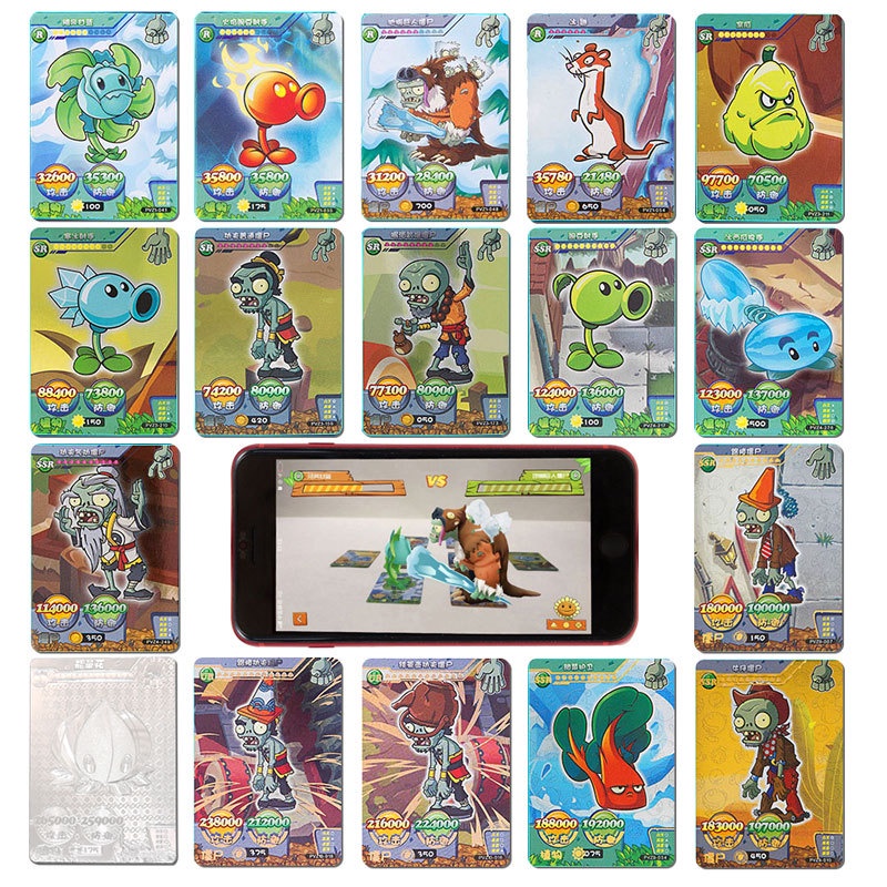 Set thẻ trò chơi Plants vs. Zombies độc đáo cho bé
