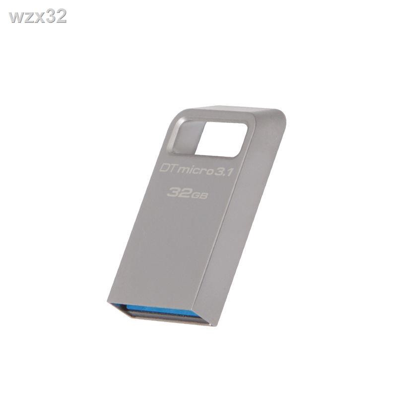 ✢●Kingston U Disk DTMC3 32g Tốc độ cao USB3.1 Mini Metal Nữ sinh Ổ đĩa flash USB nhỏ và thời trang