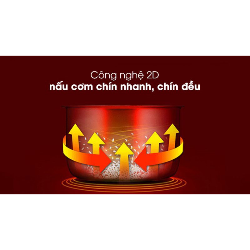 Nồi cơm điện Sharp 1.8 lít KS-N182ETV và KS-N191ETV - Hàng Trưng Bày mới 99% - bảo hành 12 tháng