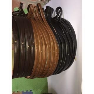Gương dây da treo tường