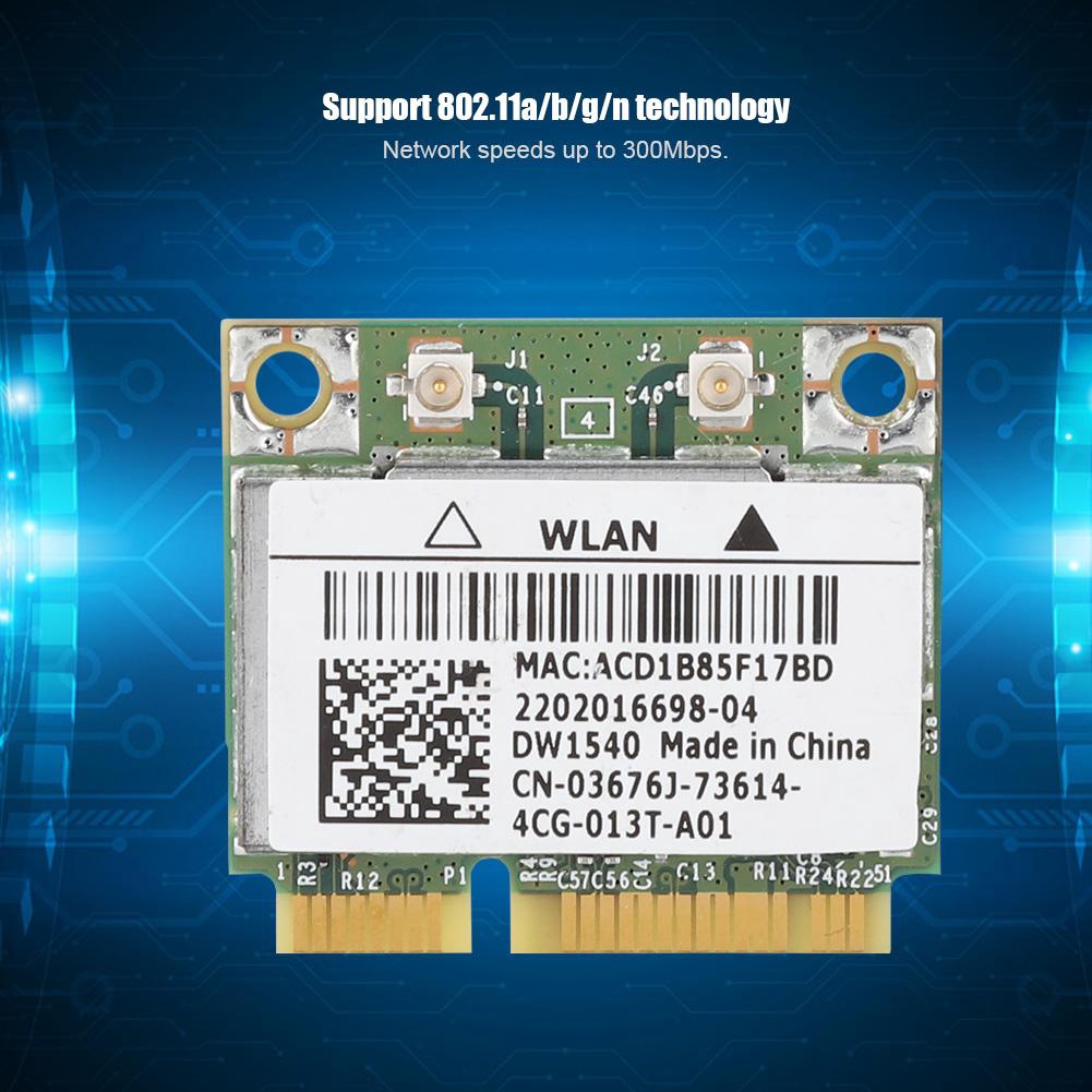 Thẻ mạng wifi mini PCI-E  cho máy tính xách tay  Dell BroadCom bcm943228hm4l dw1540 hm4a / b / g / n | BigBuy360 - bigbuy360.vn