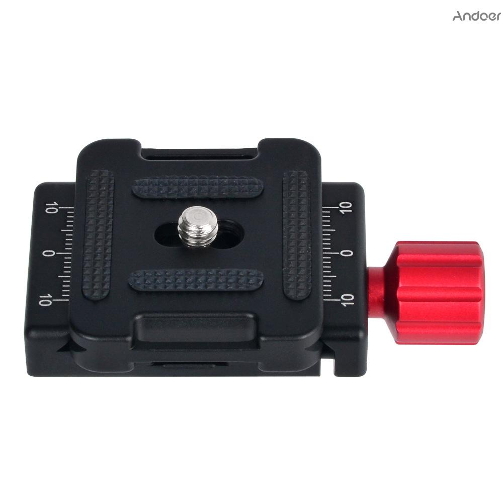 Đế Gắn Máy Ảnh Tháo Lắp Nhanh Andoer Dc-34 Ốc Vít 1 / 4 "Cho Arca-Swisss As Standard Qr