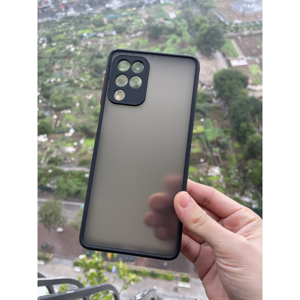 Ốp lưng cho Samsung Galaxy M62 , F62 viền dẻo đen lưng nhám mờ bảo vệ camera