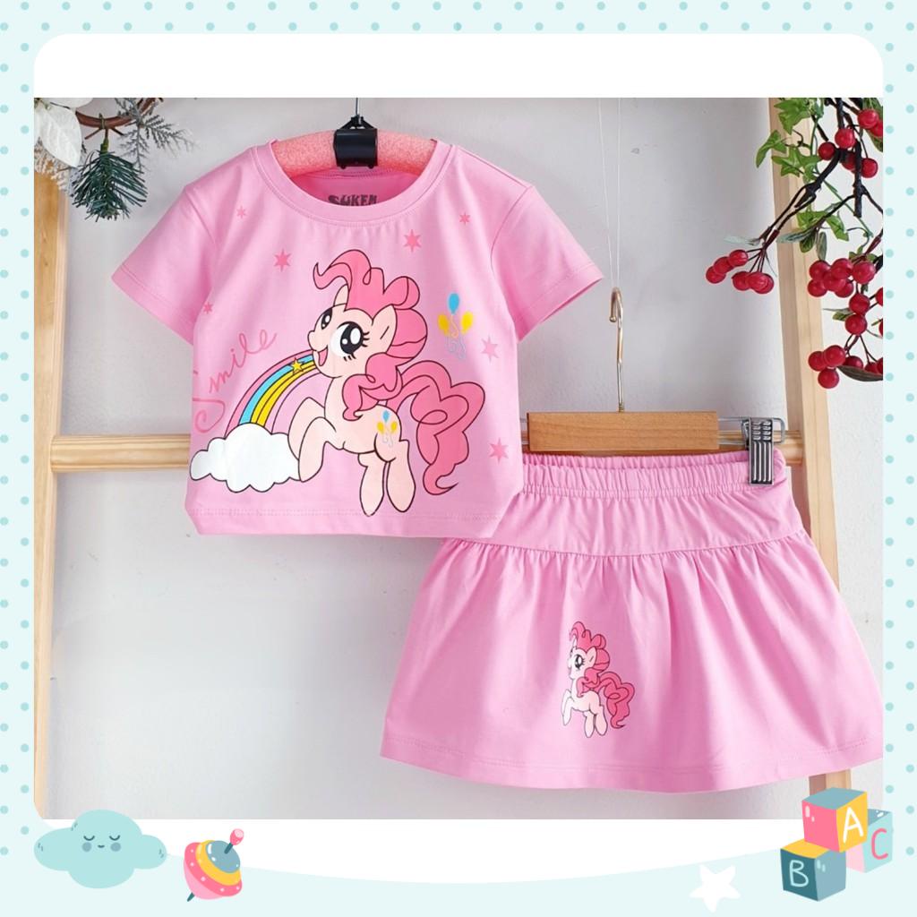 SÉT VÁY ÁO PONY DỄ THƯƠNG CHO BÉ 10-38KG- VÁY ÁO BÉ GÁI