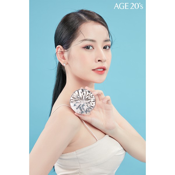 Phấn Nền Lạnh Kim Cương AGE20's Essence Cover Pact Original Diamond White SPF 50+ PA+++ - [DA DẦU] | BigBuy360 - bigbuy360.vn