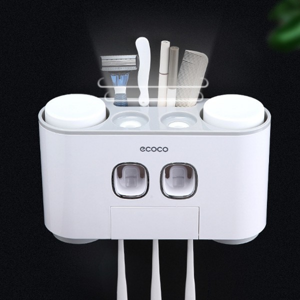 Kệ nhả kem tự động kèm để bàn chải đánh răng Ecoco-E1802