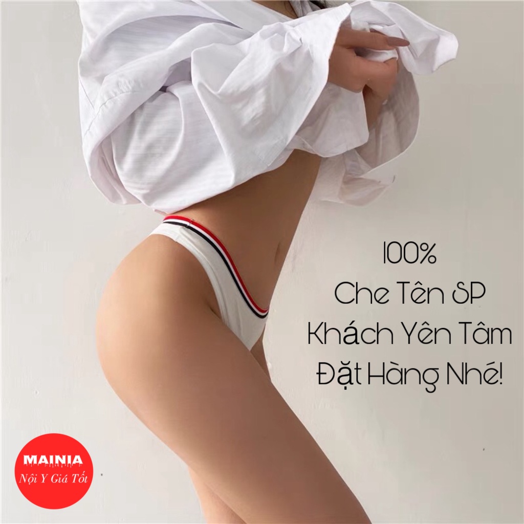 Quần Lót Nữ Cotton Lọt Khe Cạp Viền Thấm Hút Thoáng Mát Mainia Shop