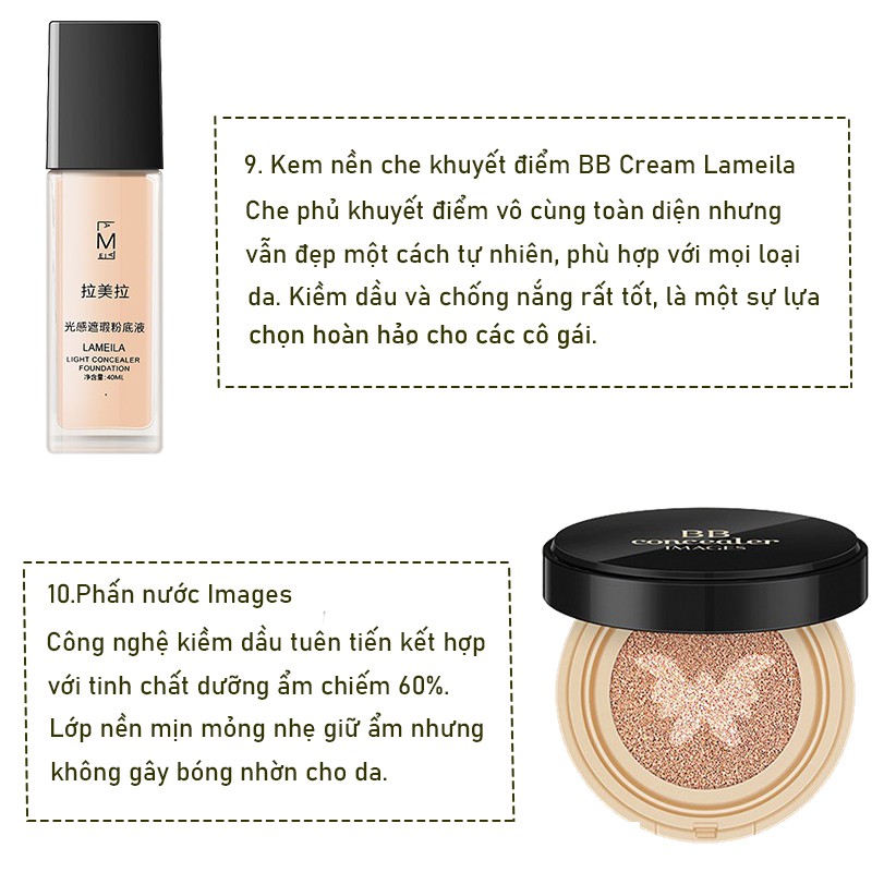 Bộ trang điểm cao cấp 10 món makeup thần thánh chuyên nghiệp hottrend Hatola | BigBuy360 - bigbuy360.vn