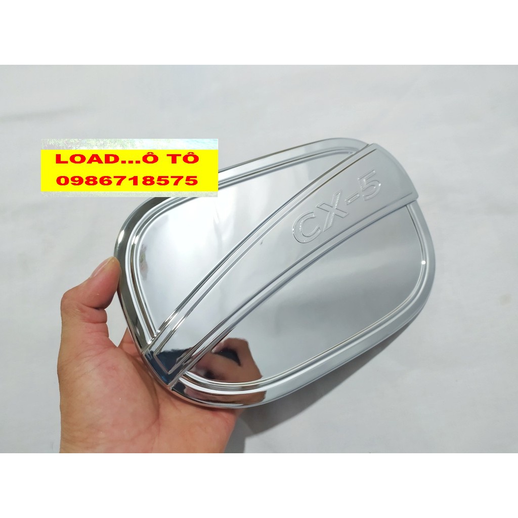 Ốp Nắp Xăng Mazda CX5 2022-2018 Mạ Crom
