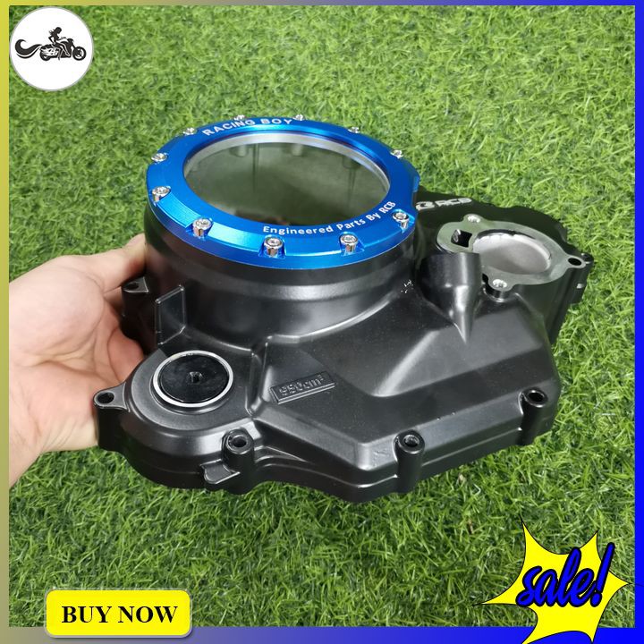 Ốp lốc nồi trong suốt RCB cho xe Exciter 150 từ nhôm CNC gia công tinh xảo độ hoàn thiện cao