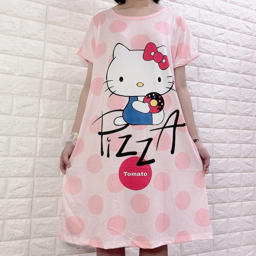 Đầm Ngủ Dáng Rộng Thoải Mái Dễ Thương Bigsize mặc ở nhà A02 | BigBuy360 - bigbuy360.vn